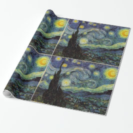 Starry Night von Vincent van Gogh. Geschenkpapier