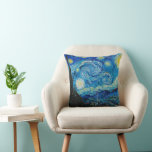Starry Night von Vincent van Gogh Kissen<br><div class="desc">Starry Night, berühmtes Gemälde von Vincent van Gogh</div>