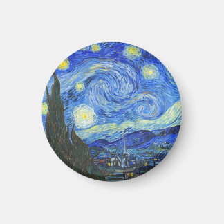 Starry Night von Vincent van Gogh Magnet