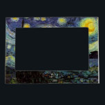 Starry Night von Vincent van Gogh. Magnetischer Fotorahmen<br><div class="desc">Berühmte Kunst Starry Night von Vincent van Gogh. Impressionismus,  Landschaftsölmalerei.</div>
