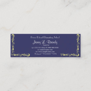 Starry Night von Vincent van Gogh. Mini Visitenkarte