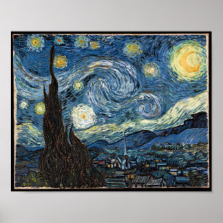 Starry Night von Vincent Van Gogh Poster