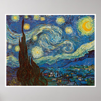 Starry Night von Vincent van Gogh Poster