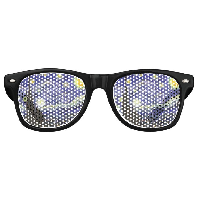 Starry Night von Vincent van Gogh Sonnenbrille (Vorderseite)