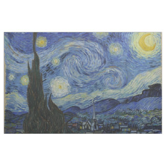 Starry Night von Vincent Van Gogh Stoff