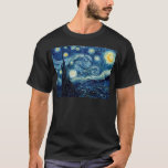 Starry Night von Vincent Van Gogh T-Shirt<br><div class="desc">Starry Night von Vincent Van Gogh</div>