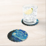 Starry Night von Vincent van Gogh, Untersetzer<br><div class="desc">Van Gogh's berühmtes Gemälde,  Starry Night.</div>