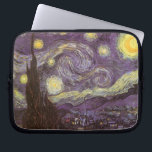 Starry Night von Vincent van Gogh, Vintage Kunst Laptopschutzhülle<br><div class="desc">Die Starry Night (1889) von Vincent van Gogh ist ein Vintager Post-Impressionismus der Kunstlandschaft Landschaftsmalerei. Der Blick auf eine Stadt in einem Tal bei Nacht mit den Wolken, den Sternen und einem schönen goldgelben Halbmond. Es wurde im Laufe des Tages aus der Erinnerung gemalt und ist van Goghs bekanntestes Gemälde....</div>