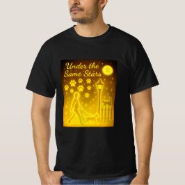 Starry Night Walk Magisches Vintages Tier Lover T-Shirt