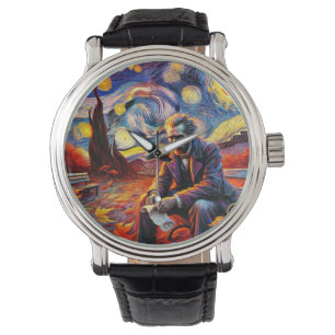 Starry Night Watch - Columbus Day Edition Armbanduhr