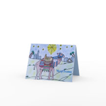 Starry Night Weihnachtskarte