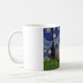 Starry Night - Zwei Siamkatzen (Choc Pt. Kaffeetasse