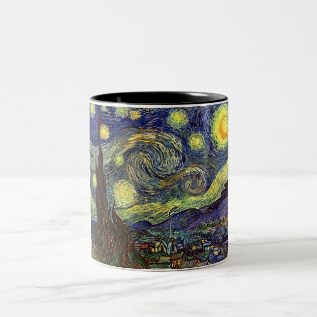 Starry Night Zweifarbige Tasse (Mittel)