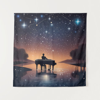 Starry Nocturne #1 Wandteppich