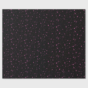Starry Pink Night Geschenkpapier