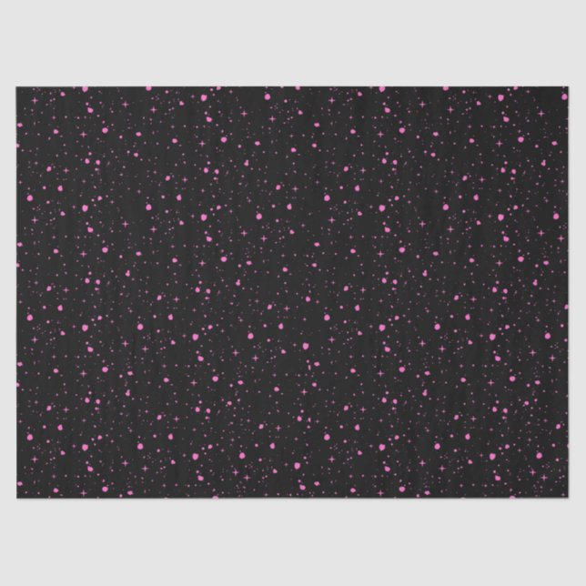Starry Pink Night Seidenpapier (Vorderseite)
