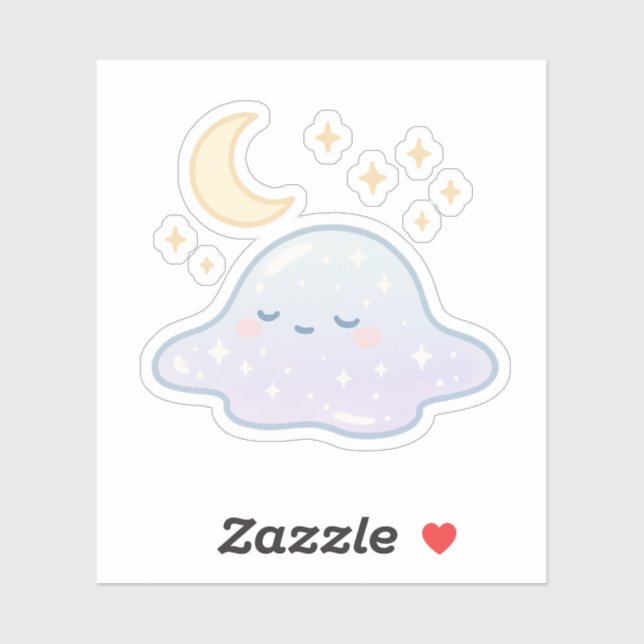 Starry Puddle Slime Aufkleber (Blatt)