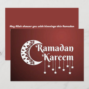 Starry Ramadan Kareem Feiertagskarte