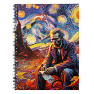Starry Reflection Notebook - Columbus Day Notizblock