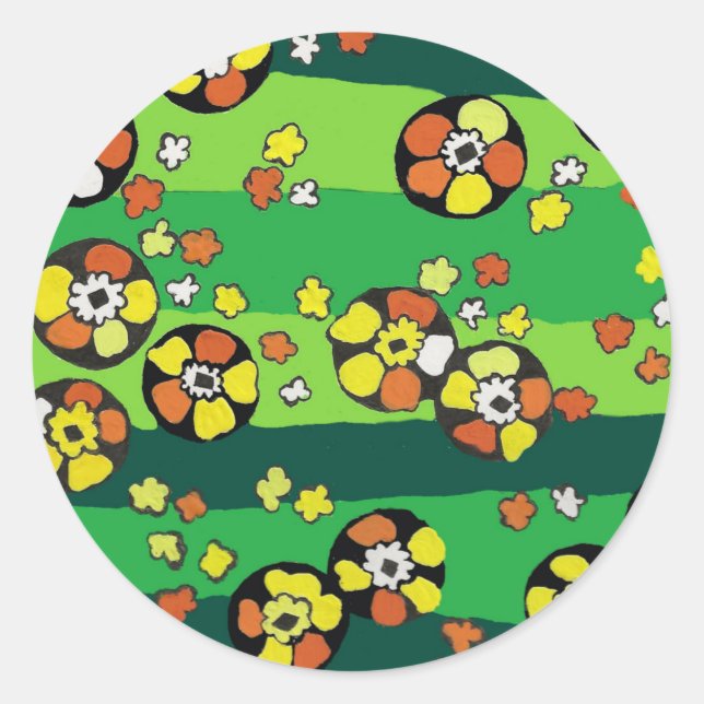 Starry Scene Sticker (Vorderseite)