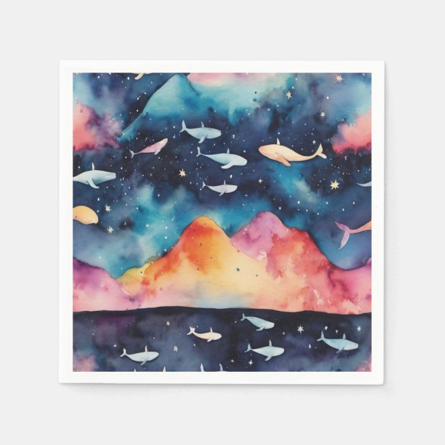 Starry Seascape Serviette (Vorderseite)