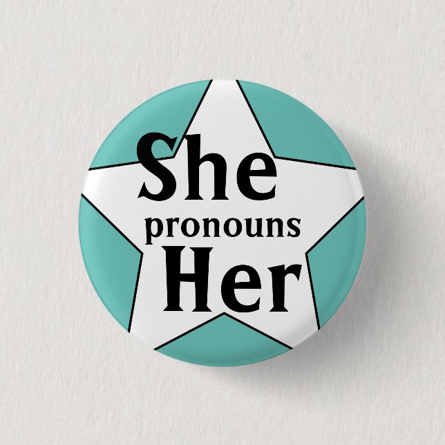 Starry she Ihre Pronos Button (Vorderseite)