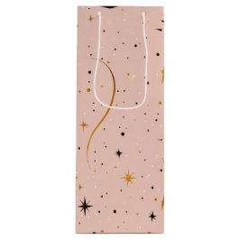 Starry Sip - Weinbeutel mit Sternmuster Geschenktüte Für Weinflaschen
