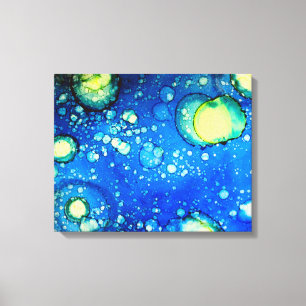 Starry Sky Alcohol Ink Painting Leinwanddruck