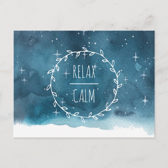 Starry Sky Emotional Essential Oils Class Postkarte (Vorderseite)