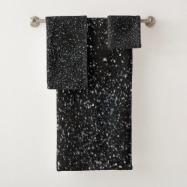 Starry Sky: Kunst im Weltraum Badhandtuch Set