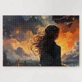 Starry Sky on Fire