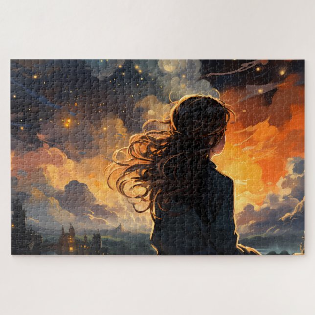 Starry Sky on Fire (Horizontal)