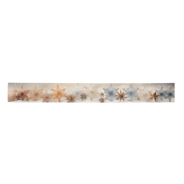 Starry Snowflake Satinband (Vorderseite)