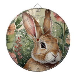 Starry Spring Bunny Dart Board Dartscheibe