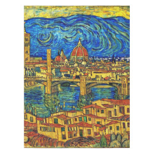 Starry Starry Night Florence Italien Tischdecke