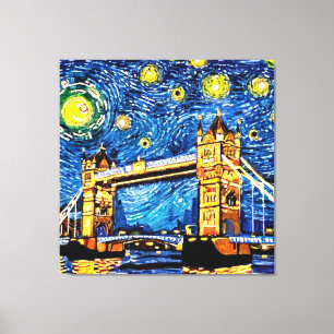 Starry Starry Night London England Leinwanddruck