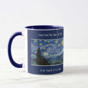 Starry Starry Night Love the Stars Zitat Tasse