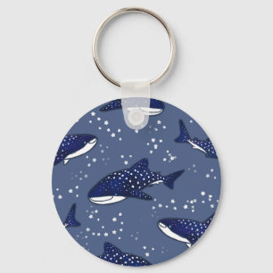 Starry Whale Shark (Dark) Schlüsselanhänger
