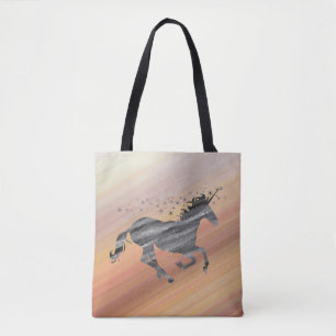 Starry Whimsical Unicorn Tasche
