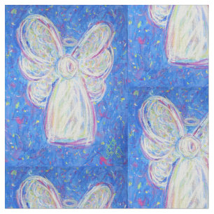 Starry White Guardian Angel Kunststoffe Stoff
