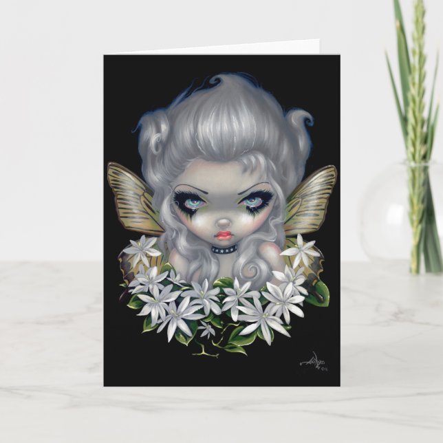 "Starry Wild Jasmine Fairy" Greeting Card Karte (Vorderseite)