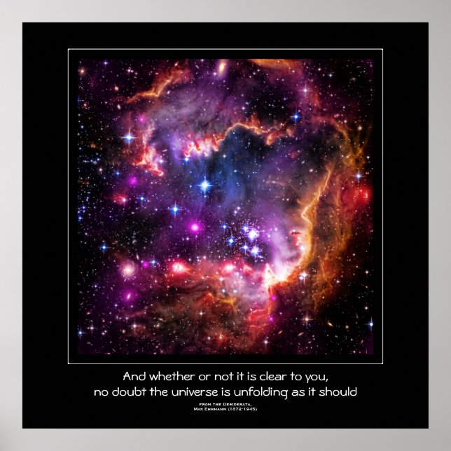 Starry Wingtip von Small Magellanic Cloud Poster (Vorne)