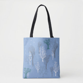 Starry Woods Tasche Aqua Blue
