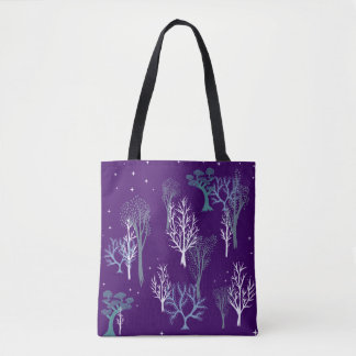 Starry Woods Tasche Tief Lila