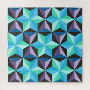Stars Abstraktes geometrisches Patchwork
