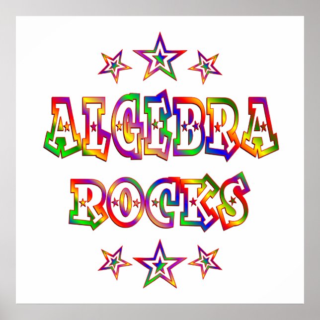 Stars Algebra Rocks Poster (Vorne)