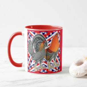 Stars and Stripes Gamefowl Tasse