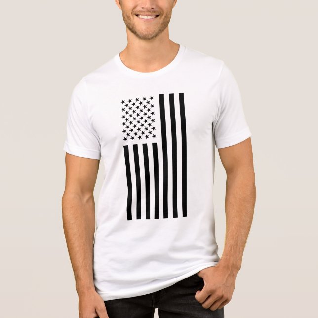 Stars and Stripes  Tri-Blend Shirt (Vorderseite)