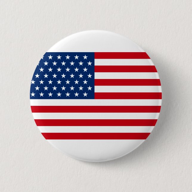 Stars and Stripes USA Button (Vorderseite)