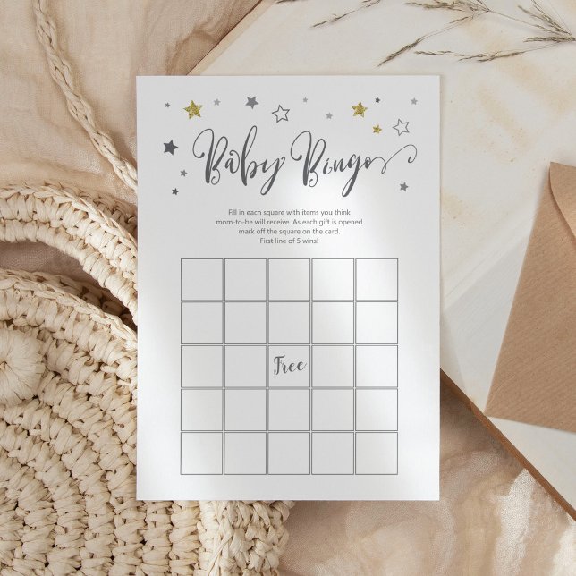 Stars Baby Bingo | Gender Reveal Baby Shower Game (Von Creator hochgeladen)